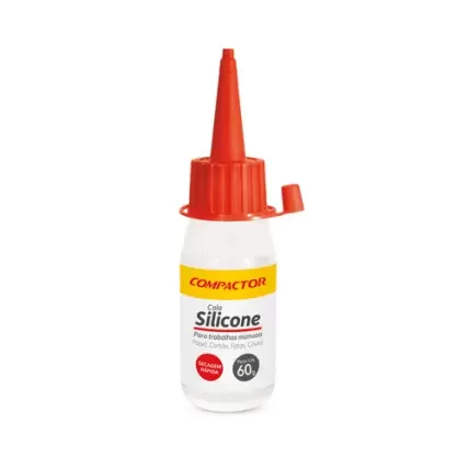 Cola Silicone Compactor para Artesanato 60ml