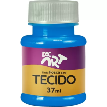 Tinta para Tecido Fosca Azul Celeste 37ml DAC