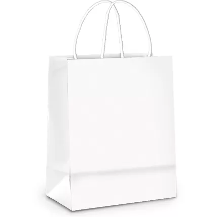 Sacola Kraft Branca GG 39x32x16cm 1003014 Cromus