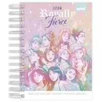 Agenda Diária 2024 Disney Princesas Spiral