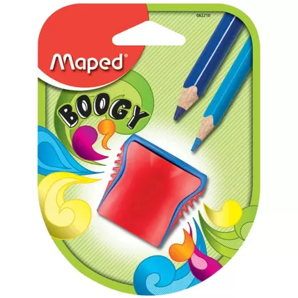 Apontador com Depósito Boogy 2F Vermelho Maped