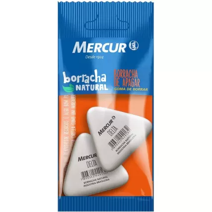 Borracha Branca Escolar Delta Mercur S A 2 UN