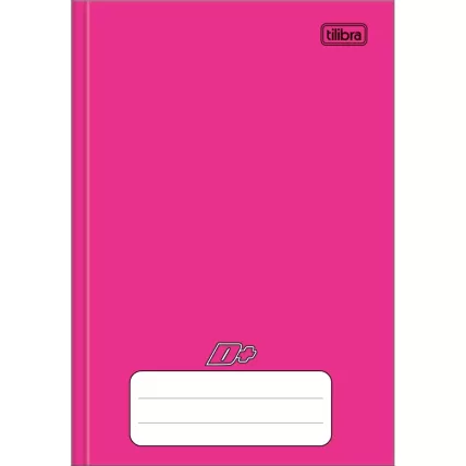 Caderno 1/4 CD Costurado 96 FL Rosa D+ Tilibra