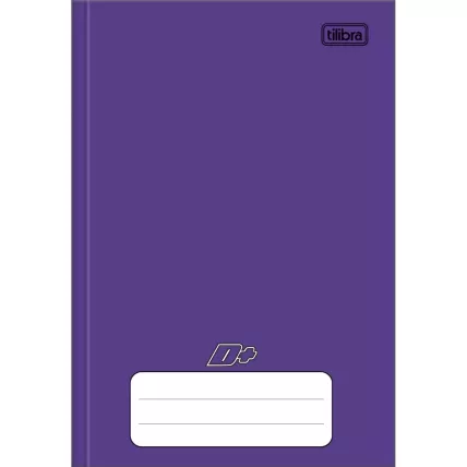 Caderno 1/4 CD Costurado 96 FL Roxo D+ Tilibra