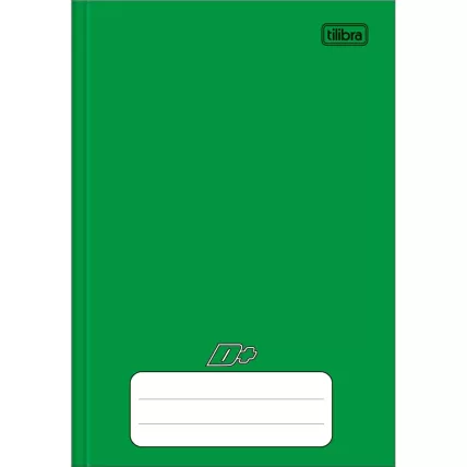 Caderno 1/4 CD Costurado 96 FL Verde D+ Tilibra