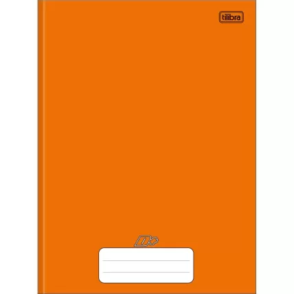 Caderno Brochura CD Universitário D+ Laranja 96 FL