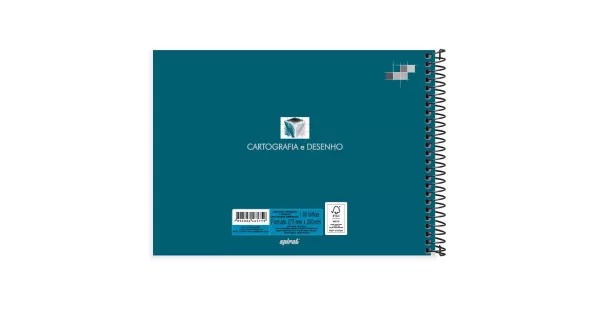 Caderno Cartografia E Desenho Milimetrado Com Margem 80 Folhas Lf Papelaria And Cia 6994