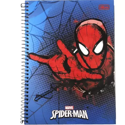 Caderno CD 1x1 96 Folhas Homem Aranha Tilibra