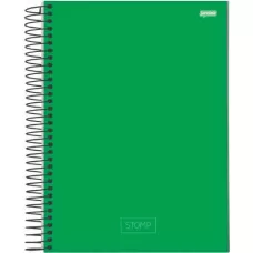 Caderno Universitário CD 1x1 96 FL Stomp Verde