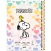 Caderno Universitário CD 1X1 80 FL Snoopy Peanuts Spiral