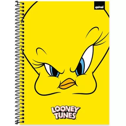 Caderno Universitário CD 10X1 160 FL LT Piu-Piu