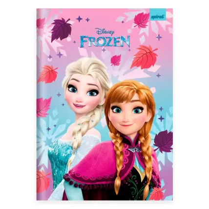 Caderno Universitário CD Costurado 80 Folhas Frozen