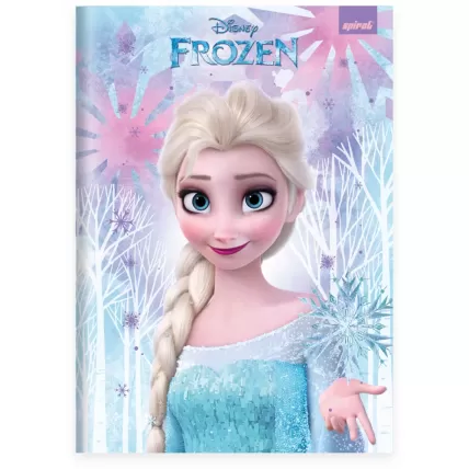 Caderno Universitário CD Costurado 80 Folhas Frozen