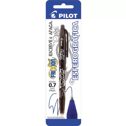 Caneta Apagável Gel 0.7mm Marrom Frixion Pilot BT 1 UN