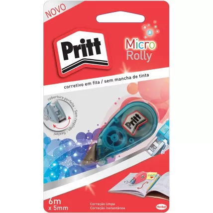 Corretivo em Fita Micro Rolly Pritt Henkel PT 1 UN