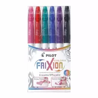 Caneta Hidrográfica Frixion Colors Estojo 6 Cores Pilot