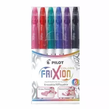 Caneta Hidrográfica Frixion Colors Estojo 6 Cores Pilot