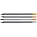 Lápis Grafite n2 SuperSoft Glam Faber-Castell BT 4 UN