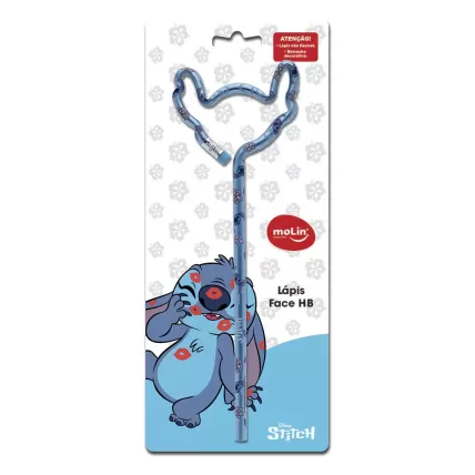 Lápis Preto n2 Disney Stitch Molin BT 1 UN