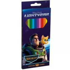 Lápis de Cor Tris Disney Lightyear 12 Cores