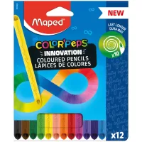 Lápis de Cor 12 Cores Color Peps Infinity Maped