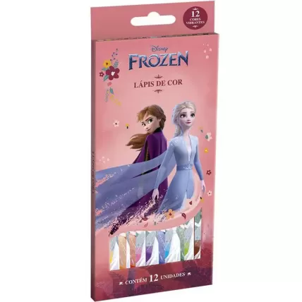 Lápis de Cor Tris Disney Frozen 12 Cores