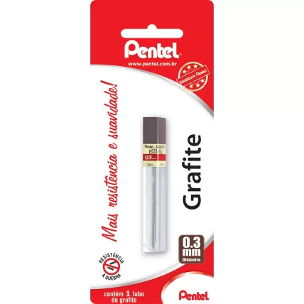 Minas Grafite 0.3mm Hb SM-300-HB16 Pentel