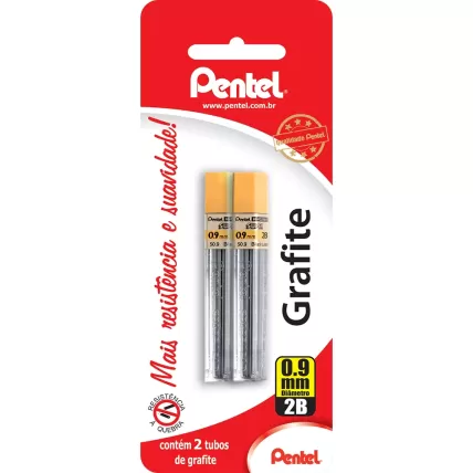 Minas Grafite 0.9mm 2B SM-50-2B96 Pentel