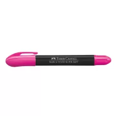 Marca Texto SuperSoft Rosa Gel Faber-Castell