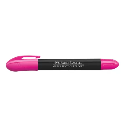 Marca Texto SuperSoft Rosa Gel Faber-Castell