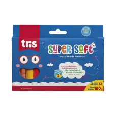 Massa de Modelar Tris Super Soft 12 Cores 180g 