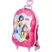 Mochila Escolar Infantil de Rodinhas Princesas Disney Maxtoy