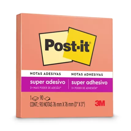 Bloco de Notas Super Adesivas Post-it Damasco 76x76 90 FL