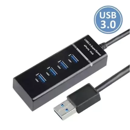 Hub USB 4 Portas 3.0 Cabo 25cm UH-30A Exbom 