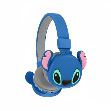 Headphone Bluetooth Stitch AH-806 HIFI Estéreo Azul