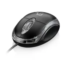 Mouse com Fio Multilaser Preto 800dpi USB MO179