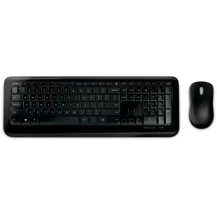 Kit Wireless Desktop 850 Teclado e Mouse sem Fio Microsoft