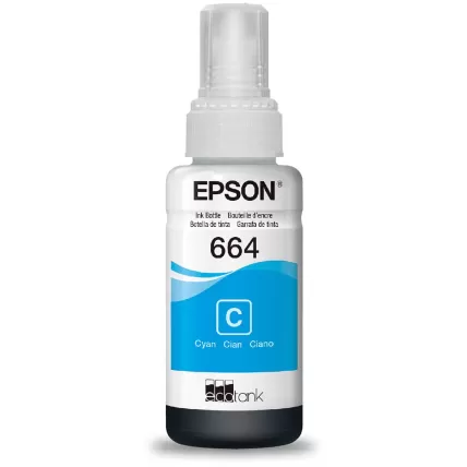 Garrafa para Ecotank Ciano T664 T664220AL Epson