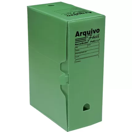 Arquivo Morto Novaonda Fácil 250x130x350 Verde Polibrás