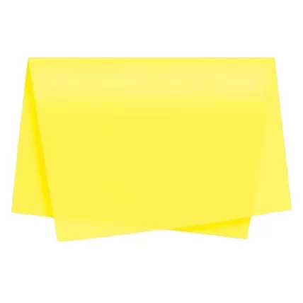 Papel de Seda 48x60 Amarelo Novaprint