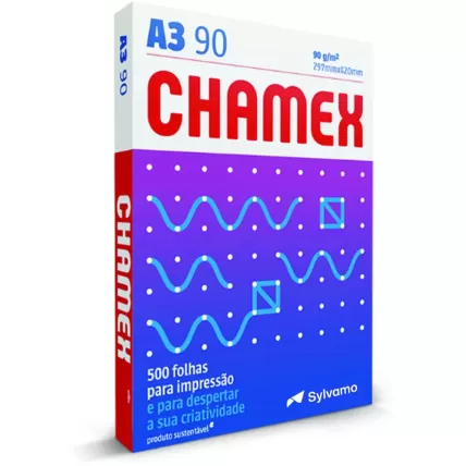 Papel Sulfite A3 90g 297x420 Chamex PT 500 FL