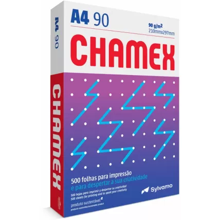 Papel Sulfite A4 90g 210x297 Chamex PT 500 FL