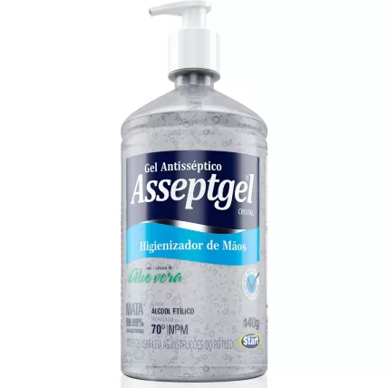 Álcool em Gel Antisséptico 440g Asseptgel Start Quimica