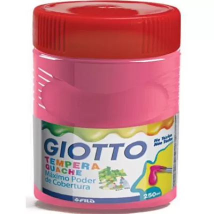 Tinta Guache 250ml Rosa Giotto