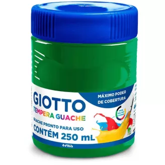 Tinta Guache 250ml Verde Bandeira Giotto