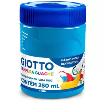 Tinta Guache 250ml Azul Celeste Giotto