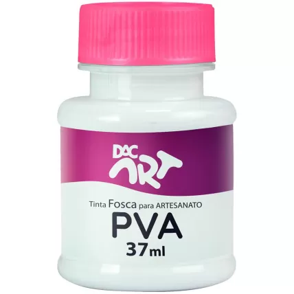 Tinta PVA para Artesanato Fosca 37ml Branco DAC