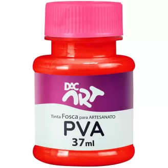 Tinta PVA para Artesanato Fosca 37ml Vermelho Fogo DAC