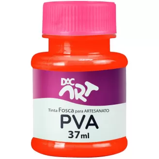 Tinta PVA para Artesanato Fosca 37ml Vermelho Vivo DAC