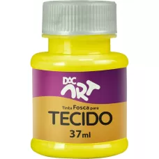 Tinta para Tecido Fosca Amarelo Ouro 37ml DAC